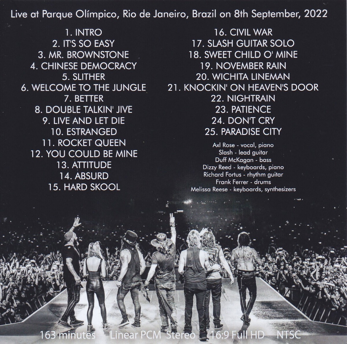 GUNS N' ROSES - ROCK IN RIO 2022 (2CD) + (Bonus BD-R) | eBay