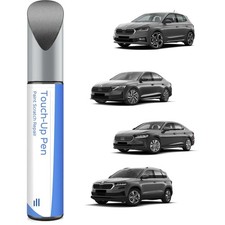 Lackstift Metall Grau Kompatibel Skoda Kratzer Reparatur Au&szlig;en
