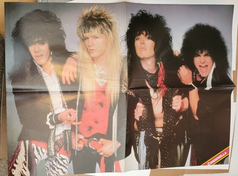 Cinderella Poster # 1 Full 80s Glam Rock Band Tom Keifer Eric Michael Tony Destr