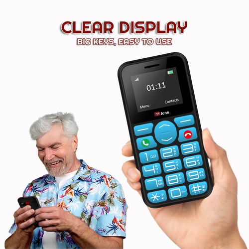 TTfone TT190 Big Button Senior Unlocked SOS Emergency Mobile Phone Pay as you go - 第 25/40 張圖片