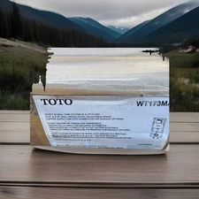 Toto WT173MA In Wall Dual Flush Tank System Copper Supply Line 1.28 and 0.9 GPF