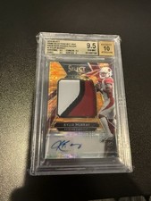 2019 Panini Select Prime Selections Patch Auto Kyler Murray Neon Orange Pulsar