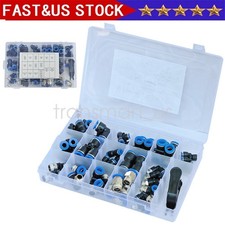 53Pcs Quick Connect Air Hose Fittings Kit - 1/8" to 1/2" Push to Connect Fitting