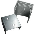 Fence Panel Fixings Galvanised Post Clips 52mm Panel to Post bracket x24 pack