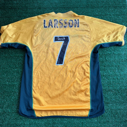 T-Shirt Celtic FC 2002 Giallo Away Umbro Kit | Maglia Calcio Uomo Adulto Media - Foto 10 di 11