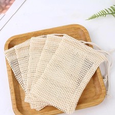 Handmade Natural Soap Saver Bag Eco Friendly Mesh Soap Pouch Body Cleansing Exfo