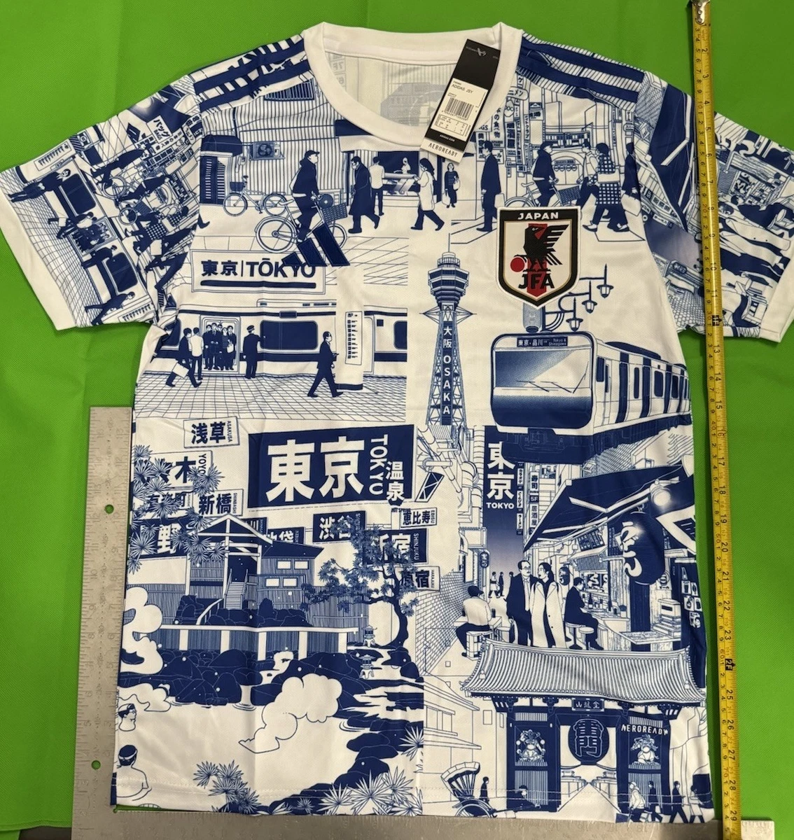 日本蓝色男女成人国家队足球迷服装与纪念品| eBay