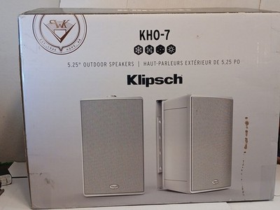 Klipsch KHO-7 White 5.25'' Outdoor Loudspeaker - 2 Pieces Brand New