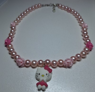 Kinderhalskette Hello Kitty Handmade 
