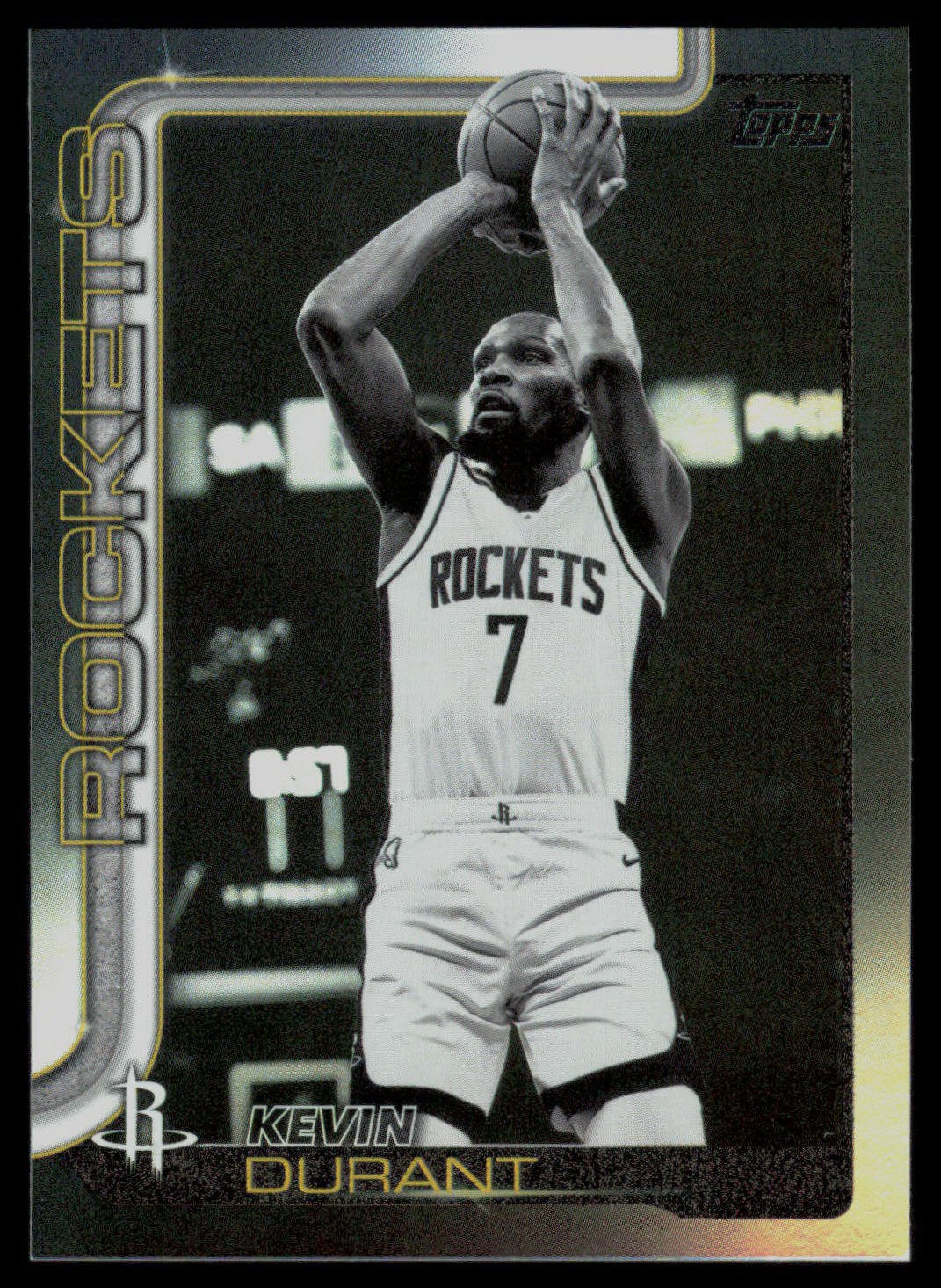2025-26 Topps #157 Kevin Durant Blackout Houston Rockets