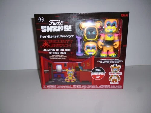 FUNKO SNAPS:    FIVE NIGHTS AT FREDDY'S    -  GLAMROCK FREDDY WITH DRESSING ROOM