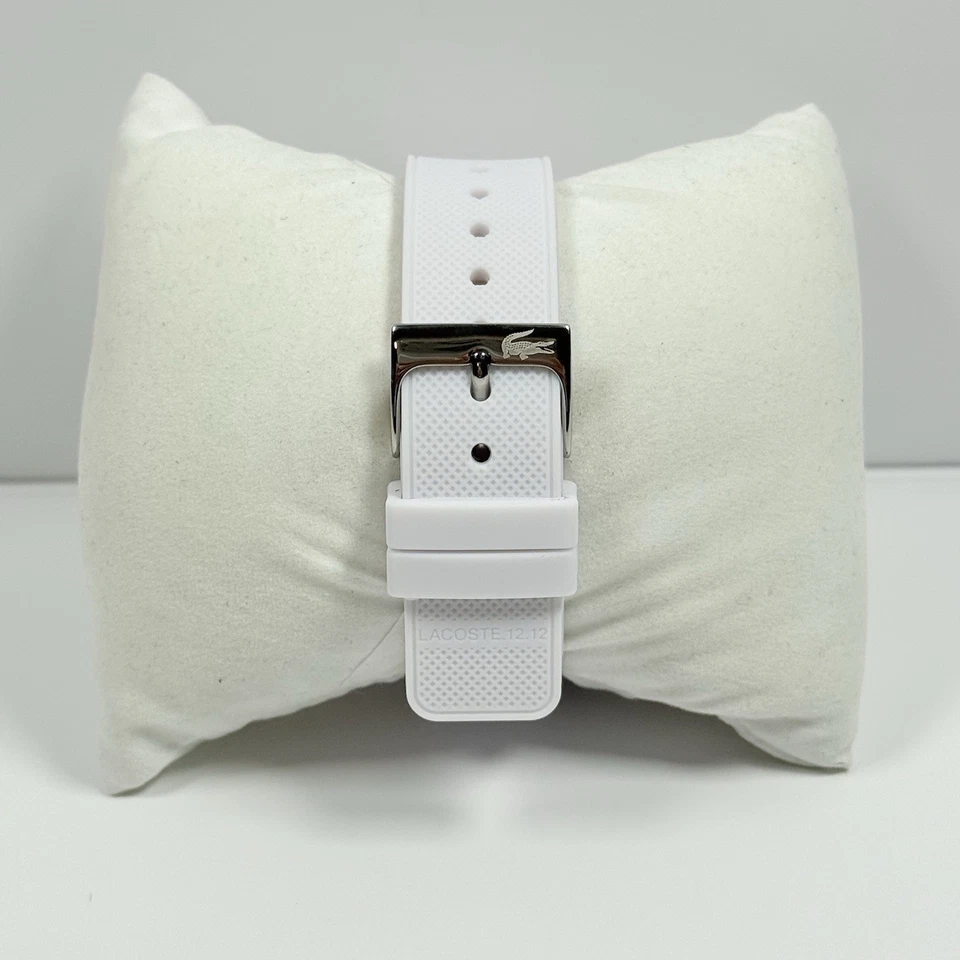 Reloj unisex Lacoste 2011130 Polaroid edición especial esfera blanca correa de silicona Foto 2 de 4