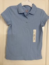 Cat & Jack Blue School Uniform Polo Sz  M 7/8 NEW