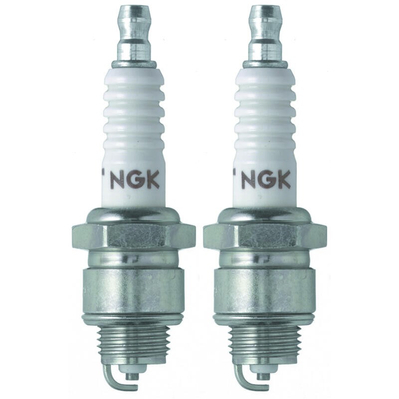 NGK Spark Plug 2746 2-PACK V-Power R5670-6 14mm Copper/Nickel, Flat, HR 6