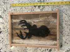 Rustic Handmade Wooden Deer Silhouette Wall Art D cor Plaque