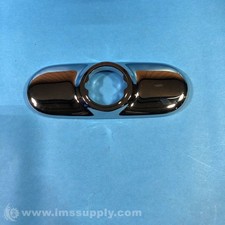 Chrome Faucet Plate, 6" LG FNIP