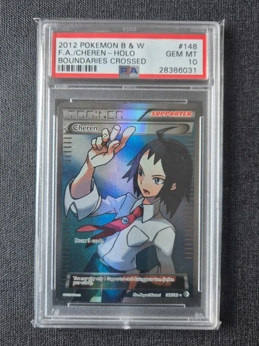 PSA 10 - BW Boundaries Crossed - Cheren - 148/149 - Full Art Ultra Rare