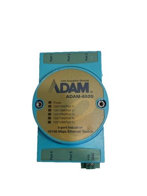 Data Acquisition Module Adam-6520 5-Port Industrial 10/100 Mbps Ethernet Switch