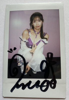 Waka Misono Autographed Signed Instax photo Cheki Japan Female JAV Idol