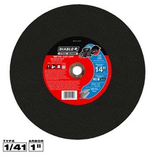 DIABLO DBDS14125A01F 14" 1" Steel Demon  High Speed Metal Cut-Off Disc