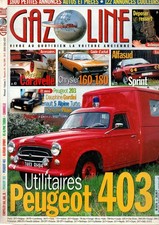 GAZOLINE N046 99 PEUGEOT 403 UTILITAIRE RENAULT CARAVELLE PEUGEOT 203