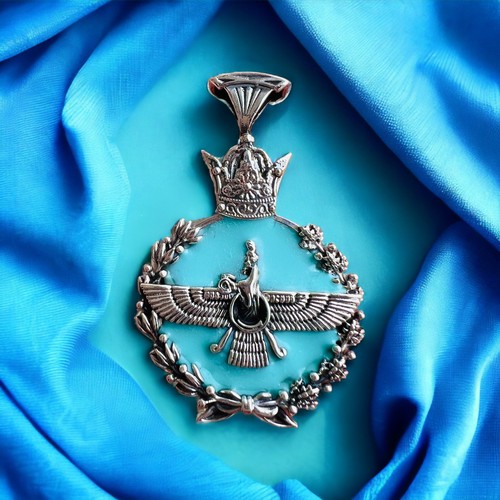 Made in Turkey 925 Sterling Silber Ahura Mazda Zoroastrische Achämeniden Krone - Bild 2 von 5
