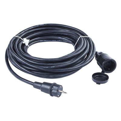 Lightmaxx Power Extension Cord 1.5m 16A 3x 1.5mm² High-Quality Stromkabel Schuko