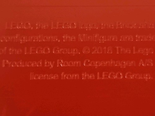 Lego Storage Brick Storage Cube 4 Stud Case Container Red With Pink Handle (T133 - Picture 11 of 11