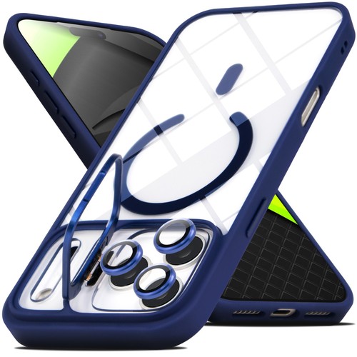 Shockproof Case For iPhone 17 Air 16 15 14 Plus 13 Pro Max Camera Stand Cover - 第 13/15 張圖片