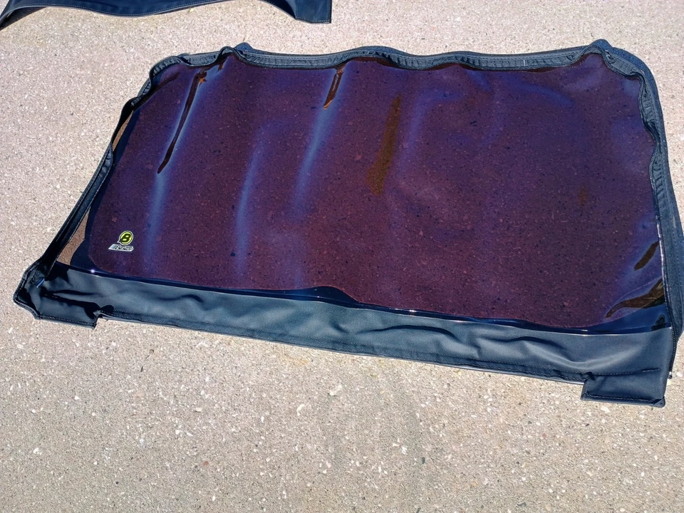 Kit de ventana tintada Bestop 58121-15 para Jeep Wrangler TJ 1997-2002 denim negro Foto 3 de 4