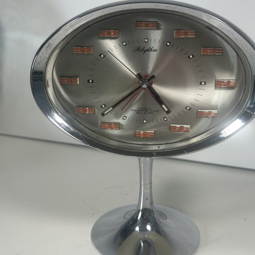 Vintage Japanese Rhythm Transistor Alarm Clock No.7RA017 Spares/ Repair Atomic - Picture 18 of 24