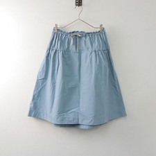 Mina Perhonen Rainy Fountain Skirt Light Blue Gathered Used