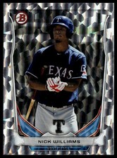 2014 Bowman Draft #TP-70 Nick Williams Top Prospects Printing Plates Magenta #/1