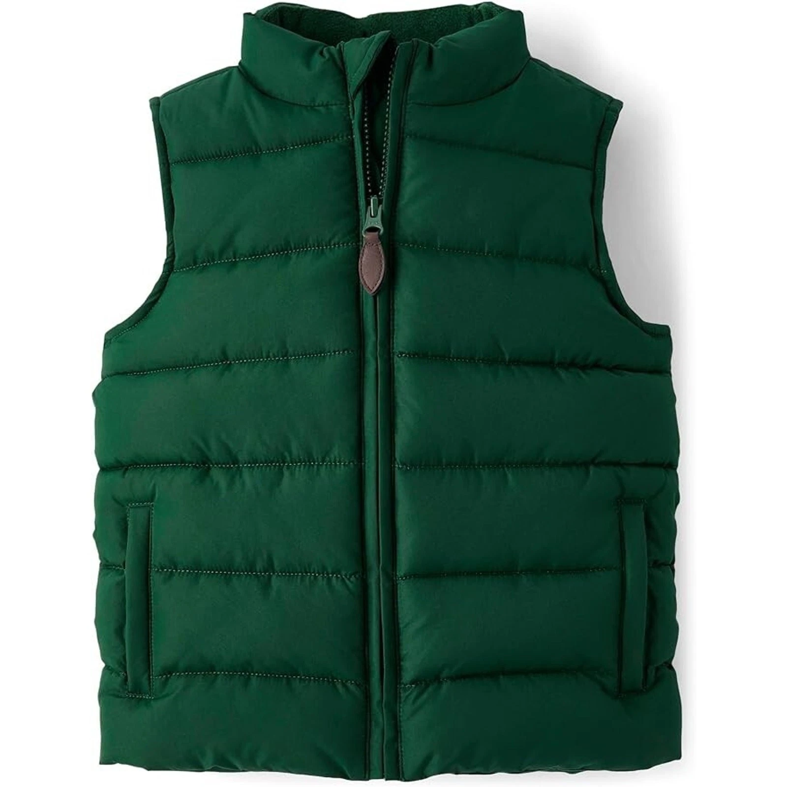 Gymboree Boys Puffer Vest (Size 8) Green, Full Zip Stylish Dress Everyday Wear