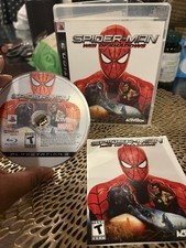 Spider-Man: Web of Shadows PS3 2008 Delisted Rare CIB Sticker On Artwork Spline