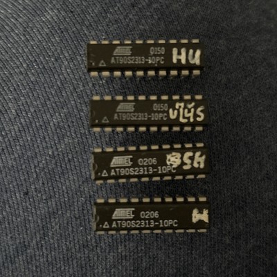 (Qty 4) Atmel AVR AT90S2313-10PC  Microcontroller (20-pin)  (USA Seller)