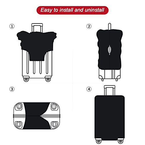 Luggage Cover Protector - Anti-Scratch XL(31"-32" Suitcase) Starry Night - Picture 6 of 7