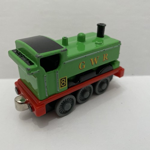 Thomas & Friends #8 Duck Green Engine GWR 2002 Take N Play Die Cast Metal Train - Picture 7 of 12
