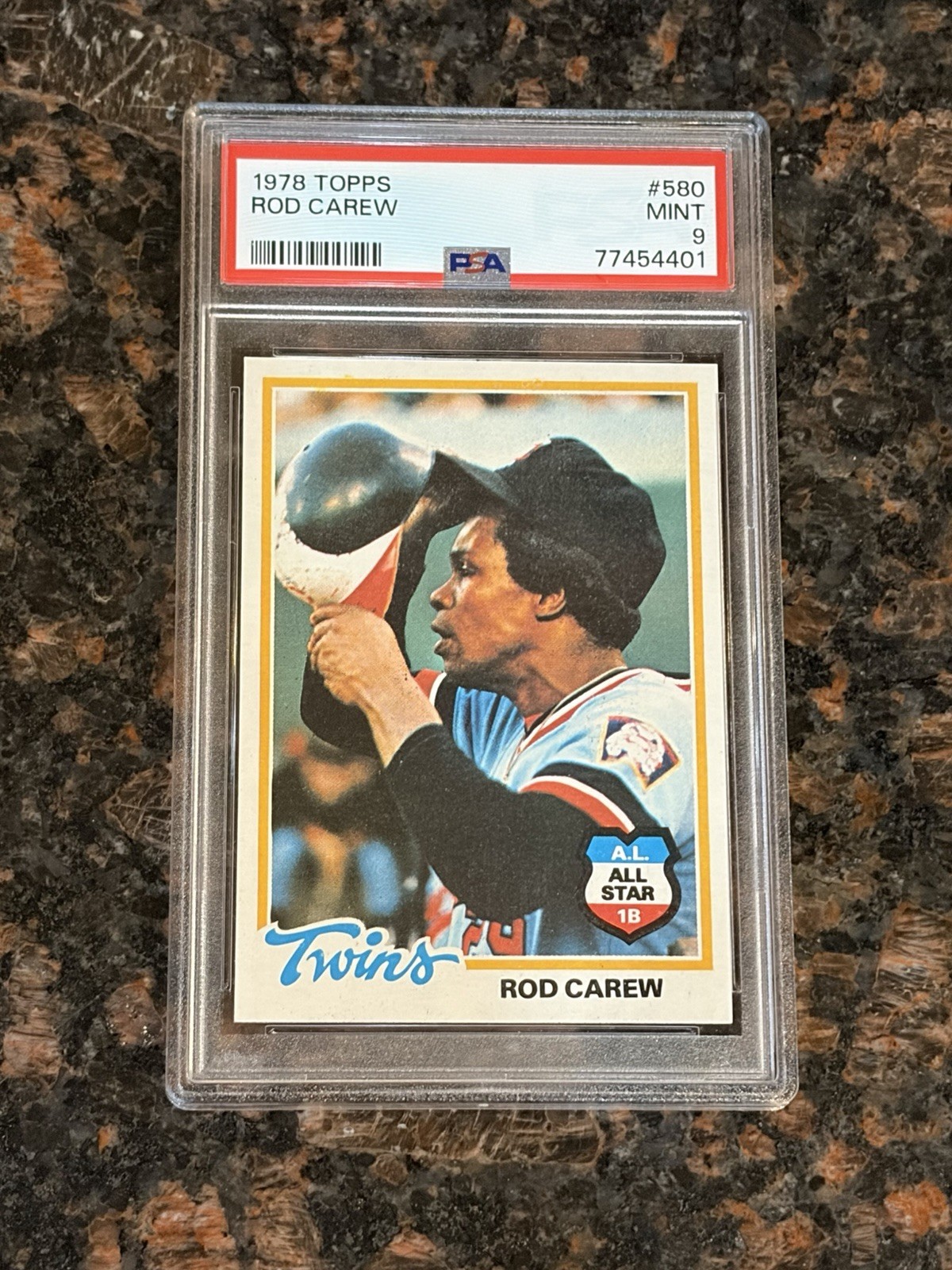 1978 Topps Rod Carew #580 Baseball Card PSA 9