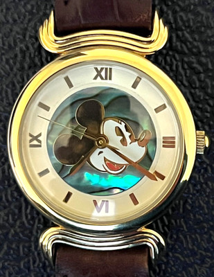Vintage Disney Time Works Seiko Mickey Mouse Ladies Watch | Mother of Pearl Dial