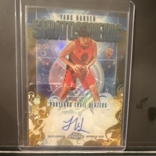 Topps Chrome Stratospheric Signatures Rookie Auto Yang Hansen Blazers Gold /50