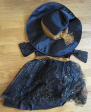 Pottery Barn Kids Halloween Costume Baby witch 6 12 months Tutu New wo tag