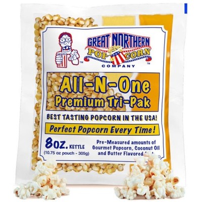 Great Northern Popcorn Packets 8oz Movie Theater Style 24 Pack