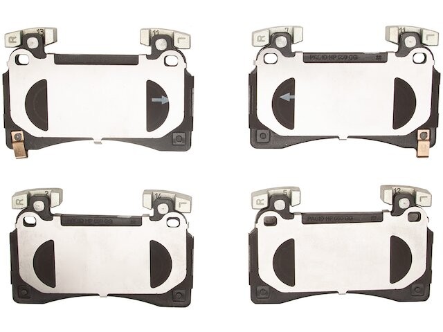 Rear Brake Pad Set For 17-22 Acura NSX CP38R2
