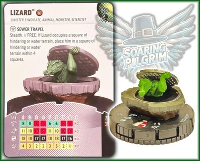 Marvel Heroclix  LIZARD - 019 - UNCOMMON  Venom Set