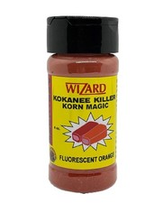 Pro-Cure Wizard Kokanee Killer Maiskorn magisch fluoreszierend orange 4 Unzen Flasche