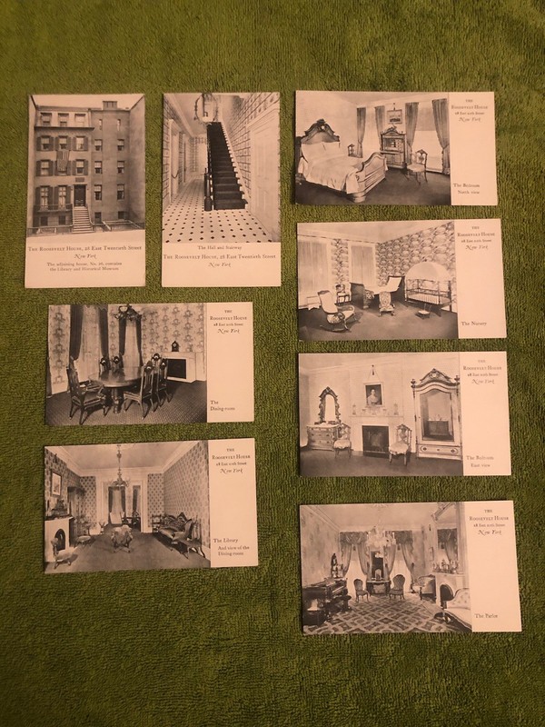 Lot Of 8 Vintage Postcards, Birthplace Of Theodore Roosevelt, East 20th St NYC