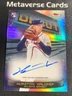 2025 Topps Finest Debut Autograph Hurston Waldrep RC Auto Black Refractor 6/10