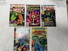 1970s 1980s Fantastic Four Five 5 Book Comic Book Lot Vintage Comics Marvel