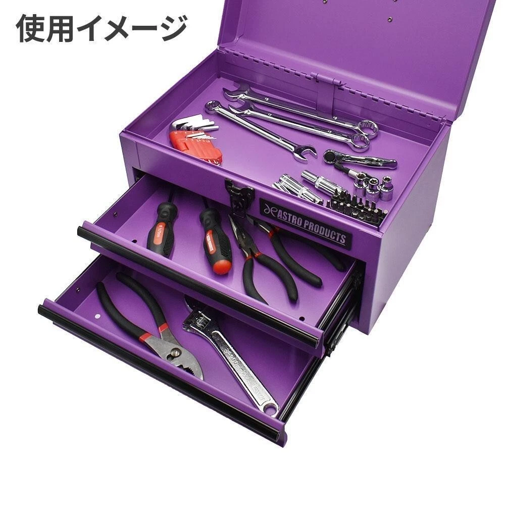 ASTRO PRODUCTS compact tool box matt purple limited color NEW JP